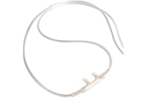 Salter Labs 7Ft Salter Style Adult Oxygen Nasal Cannula with Safe 3-Channel Design, Thread Grip Connector 16SOFTTG-7