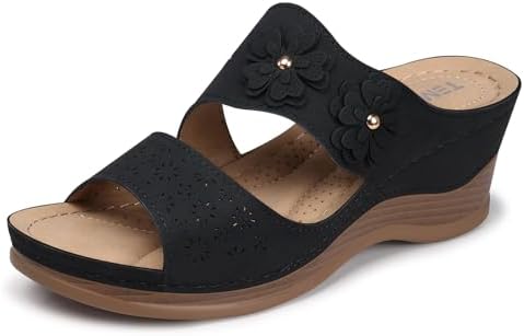 Amazon Women's Wedge Sneakers Size 11 TEMOFON Wedge Sandals