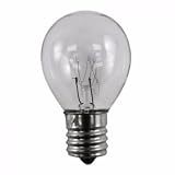 40 Watt High Intensity Lava Lamp Bulb 40w 120V S Type E17 Base S11, 40S11N