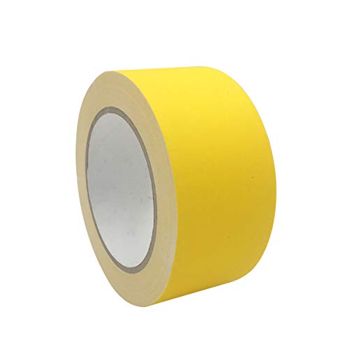 Forestchill Professional Gaffers Tape 2 Inch X 30 Yards, Black, Heavy Duty Tape, Residue Free Gaffer Matte Non Reflective Easy to Tear for Cables, Theater Stage Setup, Photography, Filming, Multipurpo