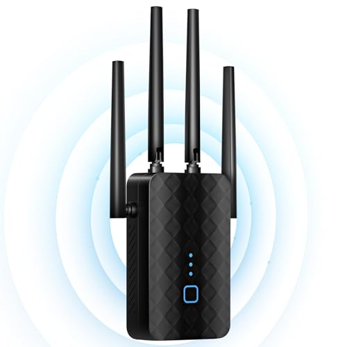 WiFi Extender Signal Booster Dual Band 5.8GHz 2.4GHz