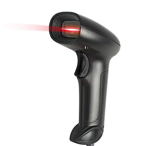 Handheld USB Barcode Scanner Wired Automatic 1D Bar Code Reader for ...