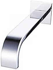 Sensun Bathroom Extra Long Brass Square Bathtub Mixer Tap Shower Tub Spout Filler Faucet Wall Mount , Chrome