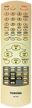 Amazon Com Toshiba Wc Fn2 Tv Vcr Dvd Combo Remote Control Wc Fn2 Part No Home Audio Theater