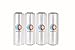 MuzGlobal Cast Stretch Wrap Film- Pre-Stretched 1476 Length x 15" Width Clear. (Pack of 4) primary