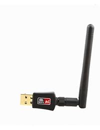 Adaptador de red USB 600 Mbps Dual correa de 2,4 5 GHz Wireless WiFi 802.11 ac w antena