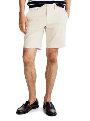 Tommy Hilfiger Men’s 1985 Straight Fit Brooklyn Short, Bleached Stone 29