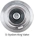 KegWorks BF-KT85D-2 US Sankey Keg Coupler - D System - Lever Handle: Black Lever Handle