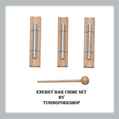 Sound Healing Energy Bar Chime 3 Angel Set Free shipping