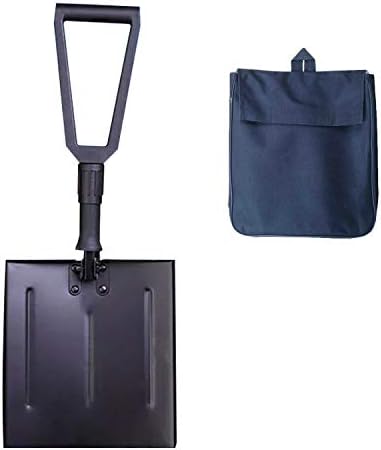 Lulufun ご予約品 車載 折りたたみ スコップ 雪かきシャベル 軽量 除雪用 収納袋付き 携帯便利 多目的 使いやすい