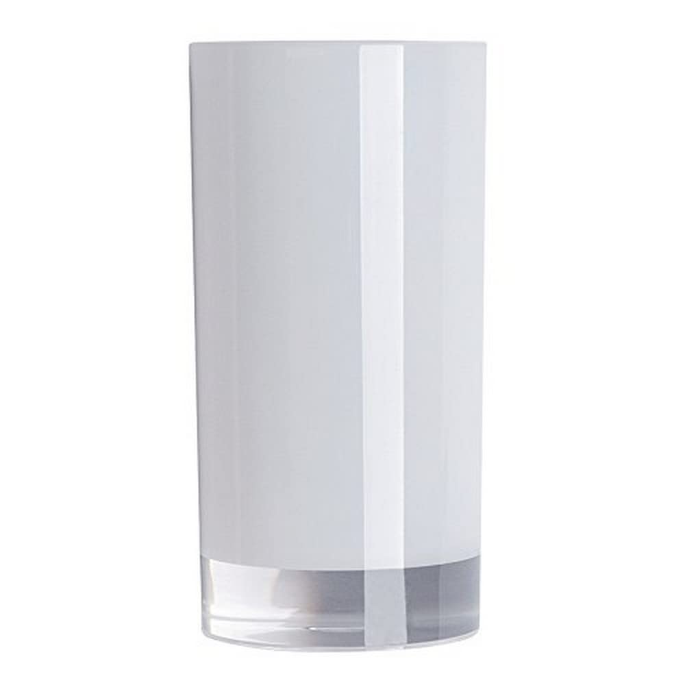 Excelsa Toothbrush Tumbler, White, 6.3 x 6.3 x 13 cm