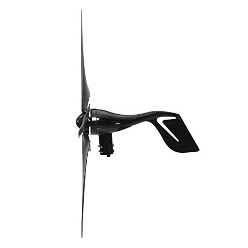 ZUINIUBI 5 Blades Wind Turbine 12/24V 1000W Peak Wind Generator with Charge Controller