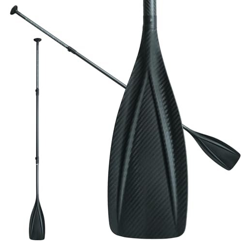 niphean SUP Paddel, Schwimmfähiges Kajak Paddel in 3 oder 4 Abnehmbaren Teilen, Verstellbares Doppelpaddel für SUP (198–218 cm), Robuste Stand up Padd