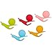 5pcs Snail Shape Silicone Tea Bag Holder Cup Mug Candy Colors Gift Set