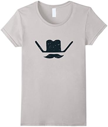 Womens Sumrall Cowboy Hat Mustache Medium Silver