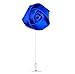L'vow Satins Rose Brooch for Wedding Handmade Lapel Pin Flower Boutonniere for Suit Pack of 6