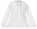 BluNight Collection Big Girls Long Sleeve Flower Girl Cardigan Sweater Bolero (13KD3) White Size 10