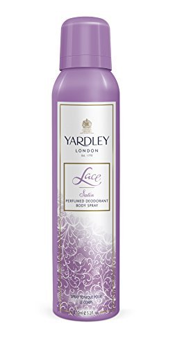 Yardley Lace Satin Perfumed Deodorant Body Spray, 150ml