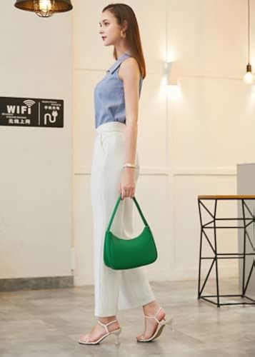 Shoulder Bags For Women – Cute Hobo Tote & Mini Clutch With Zipper, PU Leather Handbag - View #10