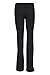 Beachcoco Women's Maternity Lounge Pants – High Waisted Fold Over The Belly Pregnancy Straight Leg Comfortable Casual Yoga PMT-BT-111 BLK M