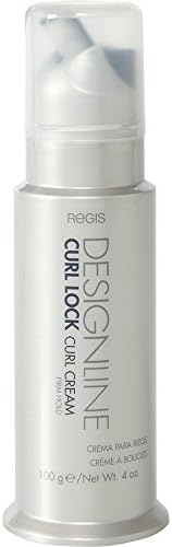 Curl Lock Cream, 4 oz - Regis DESIGNLINE - Leave-in Treatment that Enhances Curl-Memory, Bounce, Frizz Smoothing, and Helps Prolong the Integrity of Natural Curly Hair (4 oz)