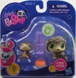 Littlest Pet Shop 2010 Assortment 'B' Series 1 Collectible Figure Porcupine & Hamster