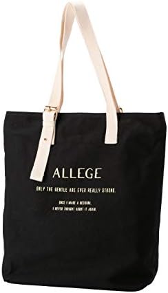 Cross Marbury Women’s Tote Bag, Canvas, Big Size, Shoulder Bag, Logo Print, Zipper, Vertical, Lightweight