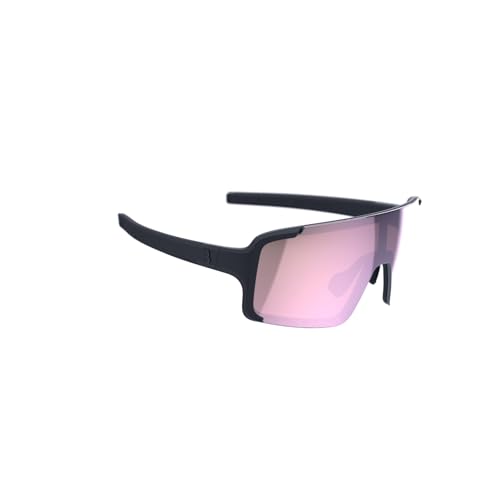 BBB Cycling Glasses Sports Glasses Cycling Sunglasses Men and Women Smaller Fit 100% UV Protection Gravel Road & Mountain Bike Chester Narrow Matt Black Rose BSG-73