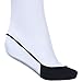 Cinak Women Low Cut Socks No Show Half Socks with Sling Back 4-Pairs (Black)