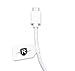 Two Renegade Type C Charging Data Cables for Samsung Galaxy S8 S8+ Motorola Droid Z/Z Force/Z Play/LG G5 / Google Pixel/Pixel XL/Nexus 6P / Nexus 5X - USB C