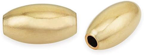 20 Pieces 14K Gold Filled Oval Beads 4X6 mm