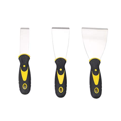 3D Printer Parts and Accessorie, 3 in 1 Removal Tools Kit Putty Knife 1" 2" 3" Set Stainless Steel Putty Scrapers Tool for 3D Printer Heated Bed Platforms - Thumbnail 7
