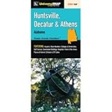 Huntsville, Decatur & Athens, AL Fold Map by 