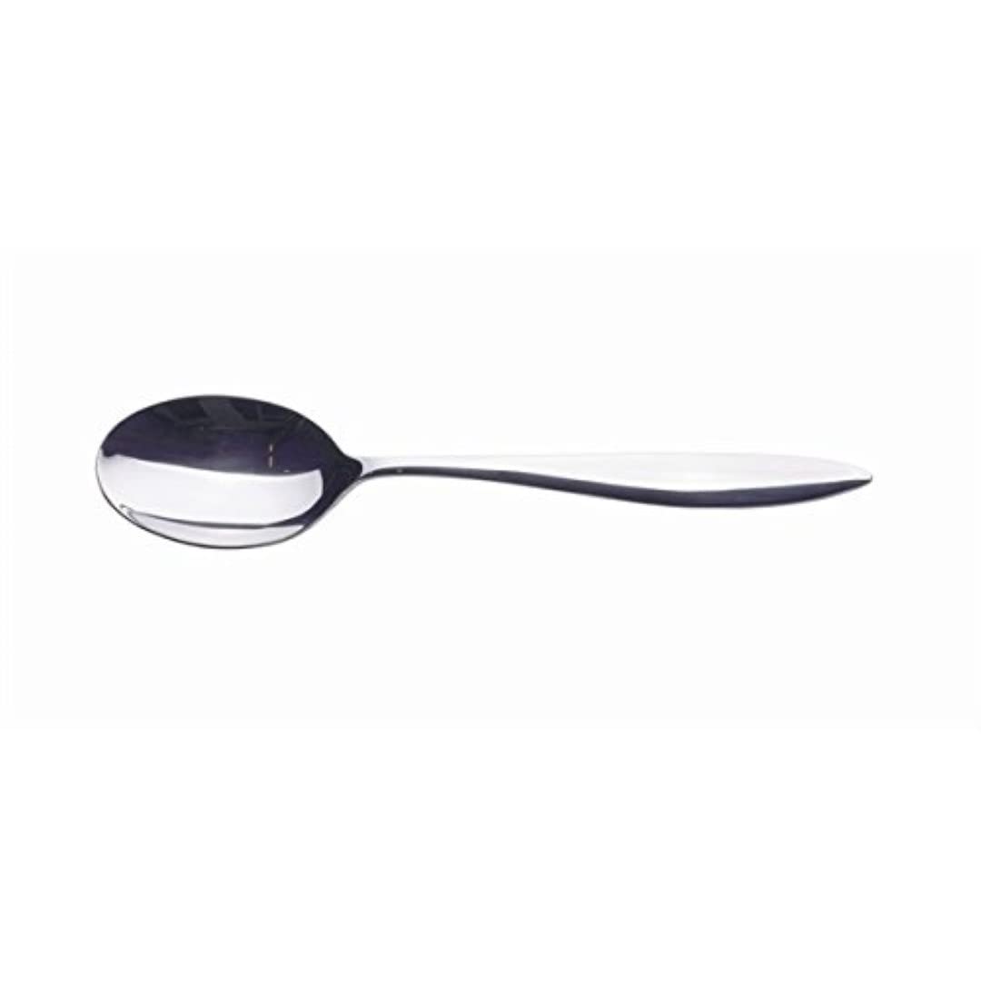 Genware NEV-DS-TD Teardrop Dessert Spoon, 18/0