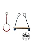 Attachment Handles for Ninja Training Line - Obstacle Course Accessories for Backyard Warrior Fun and Fitness -