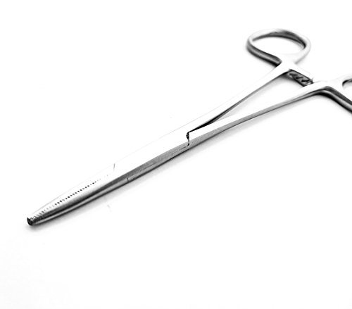 (Lot of 10) MOSQUITO HEMOSTAT LOCKING FORCEPS 5 CURVED & 5 STRAIGHT Stainless Steel