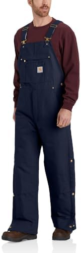 Amazon.com: Carhartt Men's Firm Duck Insulated Bib Overall, Black