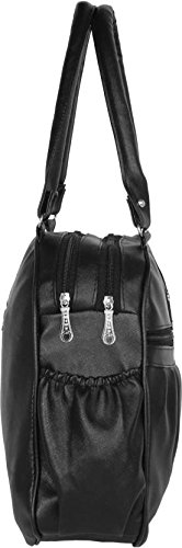 costa swiss women's artificial leather handbag(cs11074, black)