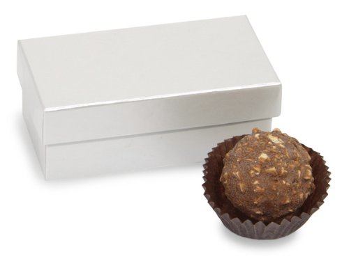 Double Truffle Boxes Pearl 3-1/4x1-5/8x1-1/4