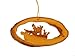 Olive Wood Noah's Ark Ornament  ~ Holy Land Imports 