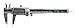 Capri Tools CP20001 Platinum Series Fractional Digital Caliper with Extra Large LCD Screen, 6-Inch