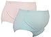 Unilove Comfortable Maternity Underwear Panties Over Bump Pregnant Women Briefs (M/L, Pink & Blue)