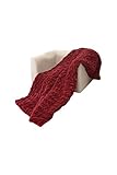 HappyCare Textiles HCT BKT-002 Luxury Quilted Faux Fur Throw Blanket, 50