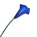 Luyue 20pcs Calla Lily Artificial Royal Blue Flowers Fake Real Touch Latex Flowers for Home Kitchen Wedding Decoration