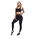 Hotexy Women Workout Sets 2 Pieces Suits High Waisted Yoga Leggings with Stretch Sports Bra Gym Tracksuits Active Set