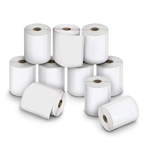 DYMO Authentic LW Extra-Large Shipping Labels for LabelWriter Label Printers, White, 4'' x 6'', 10 Rolls of 220 (2011999) (Certified Refurbished)
