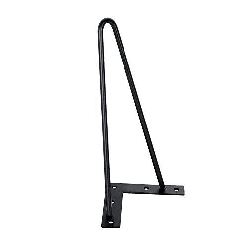 image for Boshen 3-Rod 2-Rod Table Desk Bar Hairpin Legs Metal Set of 4 6