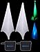 (2) Rockville RSC7W White Tripod PA Speaker Stand Scrims Cloth 360 Degree Cover
