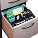 Rubbermaid Hanging Desk Drawer Organizer, Plastic, Black (11916ROS) primary