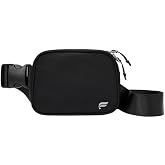 Fabletics The Belt Bag, Quick Dry, Zip Pockets, Black, OS